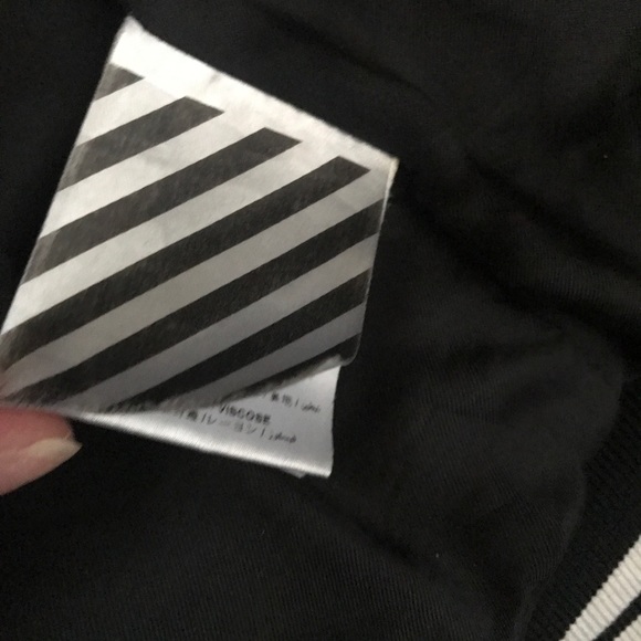 Off-white Brush diagonals varsity jacket - Picture 6 of 7